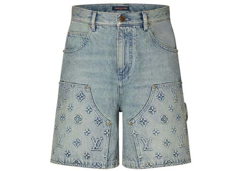 louis vuitton white shorts|louis vuitton denim shorts.